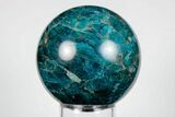 Bright Blue Apatite Sphere - Madagascar #198692-1